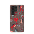 Chocolate Brown Strawberry Cupid Samsung Galaxy S25 Ultra Case