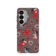 Chocolate Brown Strawberry Cupid Samsung Galaxy S26 Case