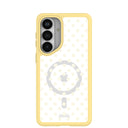 Clear Sugar Dots Samsung Galaxy S26+(Plus) Case With Sunbeam Ridge (Magnetic Charging included)