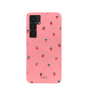 Bubblegum Pink Summer Berries Samsung Galaxy S25+(Plus) Case