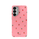 Bubblegum Pink Summer Berries Samsung Galaxy S26+(Plus) Case