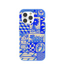 Electric Blue Summer Blues iPhone 14 Pro Case