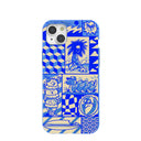 Electric Blue Summer Blues iPhone 15 Plus Case