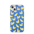 Electric Blue Sunny Ducklings iPhone 15 Plus Case