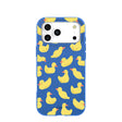 Electric Blue Sunny Ducklings iPhone 17 Pro Max Case