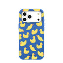 Electric Blue Sunny Ducklings iPhone 17 Pro Max Case