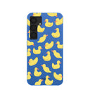 Electric Blue Sunny Ducklings Samsung Galaxy S25 Case