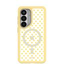 Clear Sunny Spots Samsung Galaxy S26 Case With Sunbeam Ridge (Magnetic Charging included)