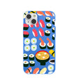Electric Blue Sushi Night iPhone 14 Plus Case