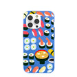 Electric Blue Sushi Night iPhone 14 Pro Case