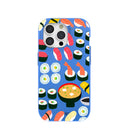 Electric Blue Sushi Night iPhone 15 Pro Case