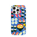 Electric Blue Sushi Night iPhone 16 Pro Case