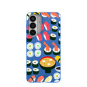 Electric Blue Sushi Night Samsung Galaxy S26+(Plus) Case