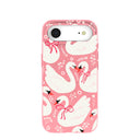 Bubblegum Pink Swan Garden iPhone Air Case
