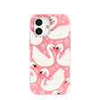 Bubblegum Pink Swan Garden iPhone 17 Case