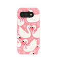 Bubblegum Pink Swan Garden Google Pixel 10a Case