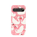 Bubblegum Pink Swan Garden Google Pixel 9 Pro XL Case