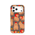 Chocolate Brown Sweet Capybaras iPhone 17 Pro Max Case