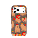 Chocolate Brown Sweet Capybaras iPhone 17 Pro Max Case