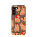 Chocolate Brown Sweet Capybaras Samsung Galaxy S22 Case
