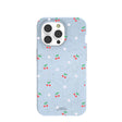 Powder Blue Sweet Cherries iPhone 14 Pro Case