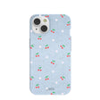 Powder Blue Sweet Cherries iPhone 14 Case