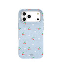Powder Blue Sweet Cherries iPhone 17 Pro Max Case