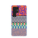 Electric Blue Tangerine Mix Samsung Galaxy S25 Ultra Case