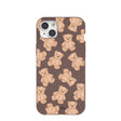 Chocolate Brown Teddy Love iPhone 15 Plus Case