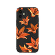 Black Tiger Lily iPhone 12 Mini Case