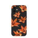 Black Tiger Lily iPhone 12/ iPhone 12 Pro Case