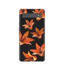 Black Tiger Lily Google Pixel 6a Case