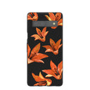 Black Tiger Lily Google Pixel 7a Case