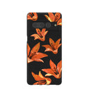 Black Tiger Lily Google Pixel 7 Pro Case