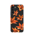 Black Tiger Lily Samsung Galaxy S22 Case