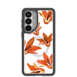 Clear Tiger Lily Samsung Galaxy S26+(Plus) Case With Noir Ridge (Magnetic Charging included)