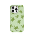 Sage Green Tiny Turtles iPhone 16 Pro Case