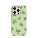 Sage Green Tiny Turtles iPhone 16 Pro Case