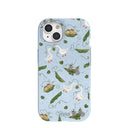 Powder Blue Two Peas in a Pod iPhone 15 Case