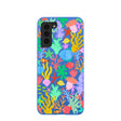 Electric Blue Underwater Blooms Samsung Galaxy S21 Case