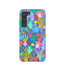 Electric Blue Underwater Blooms Samsung Galaxy S23+(Plus) Case