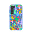 Electric Blue Underwater Blooms Samsung Galaxy S23 Case