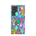 Electric Blue Underwater Blooms Samsung Galaxy S24 Ultra Case