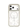 Clear Vanilla Flora iPhone 17 Pro Max Case With London Fog Ridge (MagSafe included)