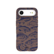 Chocolate Brown Vintage Catch iPhone Air Case