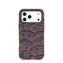 Chocolate Brown Vintage Catch iPhone 17 Pro Max Case