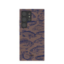 Chocolate Brown Vintage Catch Samsung Galaxy S24 Ultra Case