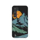 Black Vintage Peaks Samsung Galaxy S24 Case