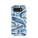 Powder Blue Whales Google Pixel 10a Case