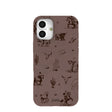 Chocolate Brown Wild Frontier iPhone 16 Plus Case